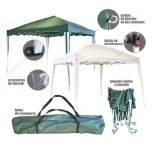 Carpa poliéster extensible de 2'7x2'7 metros - color Verde